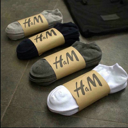 Sét 5 đôi tất nam cổ ngắn 1 màu ngẫu nhiên