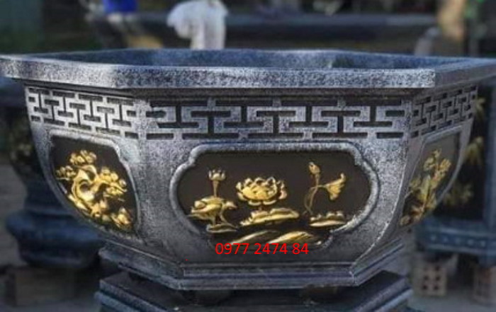 KHUÔN ĐÚC CHẬU CẢNH ABS LỤC GIÁC 65 CM