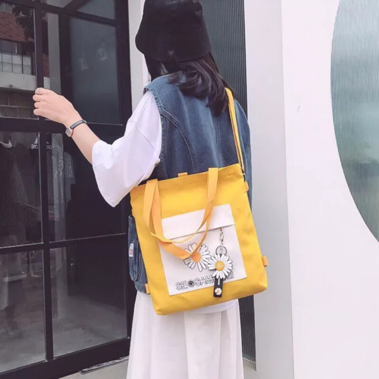 TÚI TOTE GẤU XINH-MẪU MỚI (NHIỀU MÀU LỰA CHỌN)