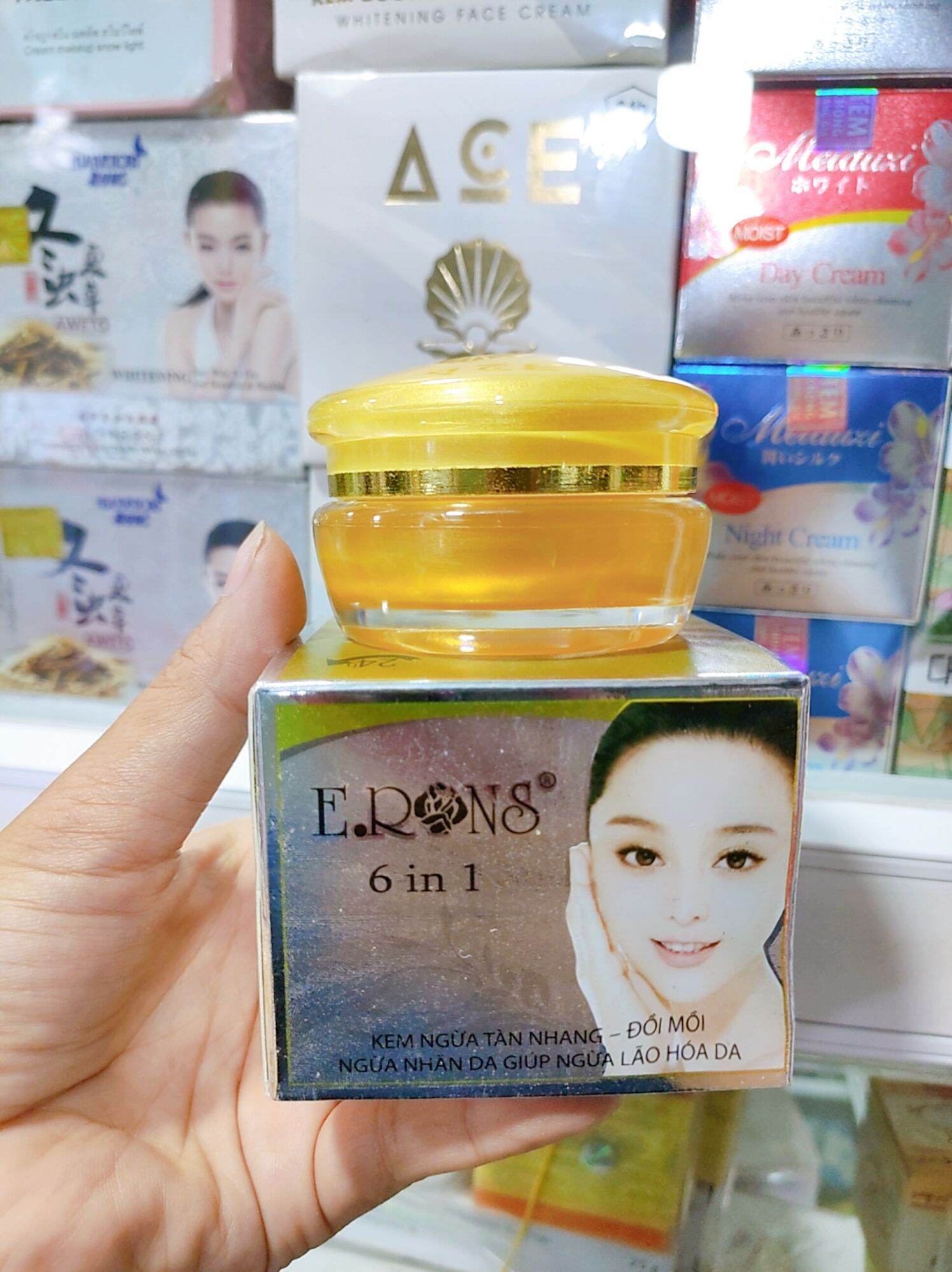 KEM NGỪA TÀN NHANG ĐỒI MỒI ERONS 6in1