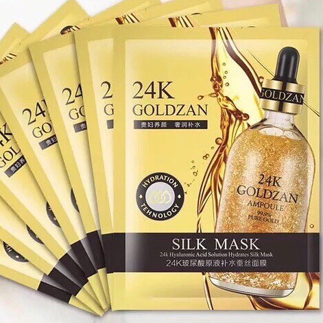 Mặt nạ lụa 24k Goldzan Silk Mask