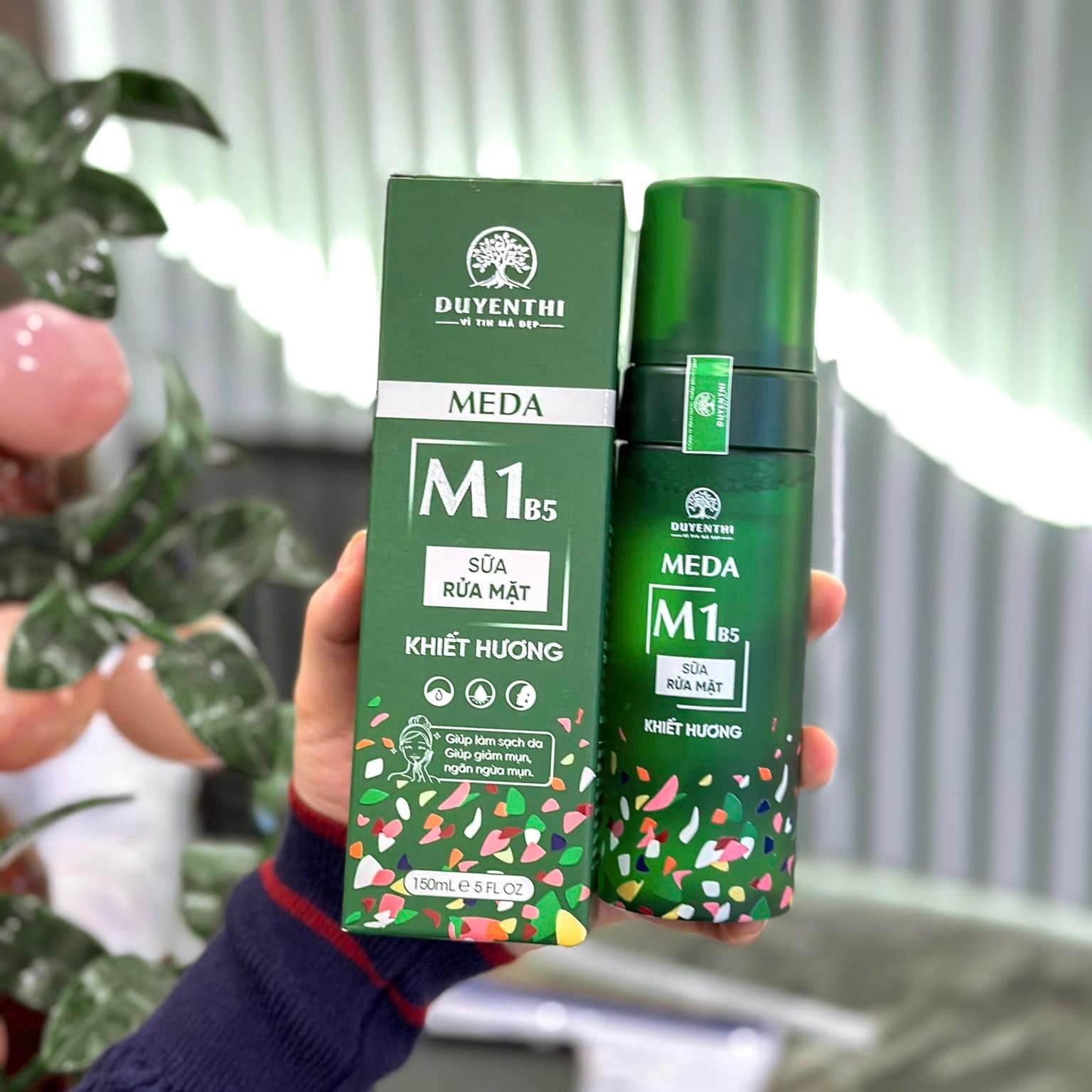 Sữa Rửa Mặt Meda M1B5 Khiết Hương Duyên Thị 150ML - Mẫu Mới Cải Tiến Của SRM M1 Và B5