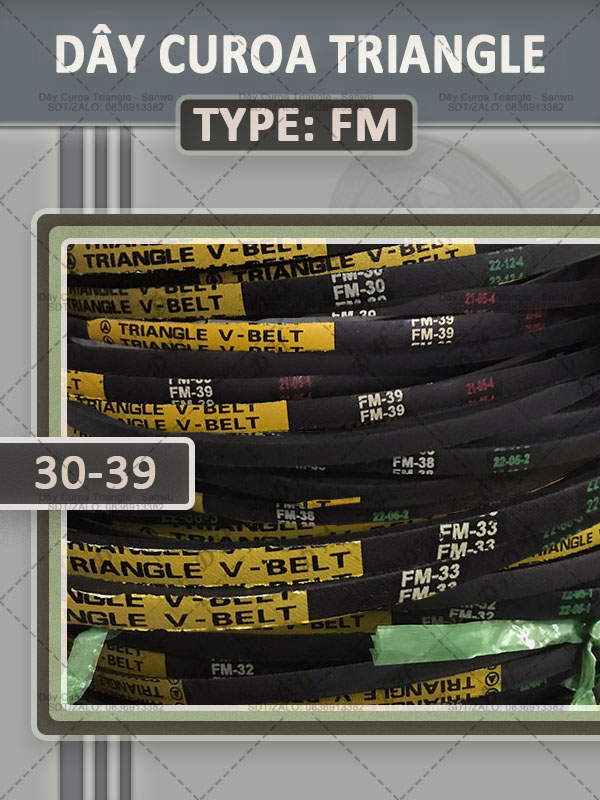Curoa wire (courts)-Triangle-FM-30-39