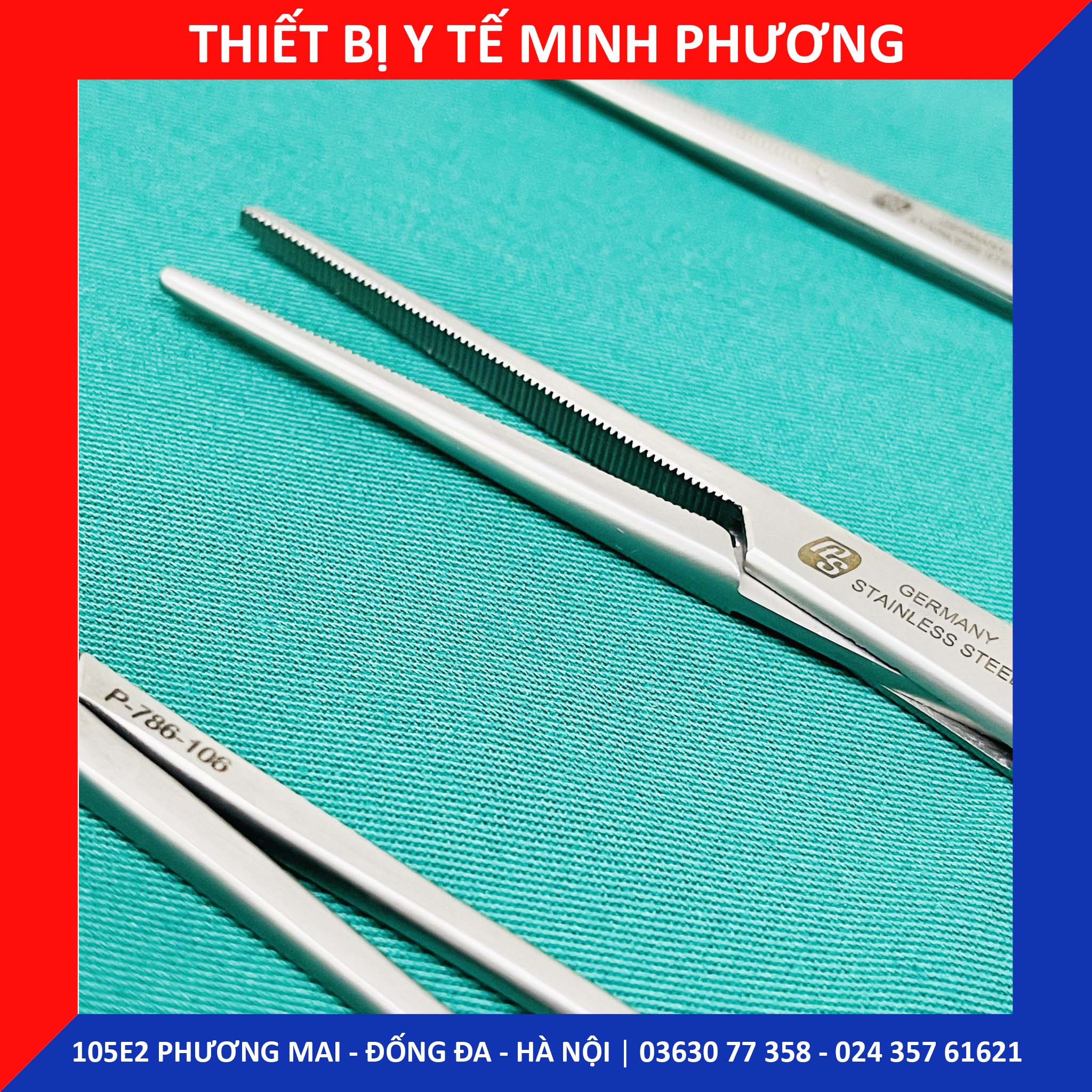 Panh thẳng y tế cán mạ mờ nhập khẩu công nghệ Đức