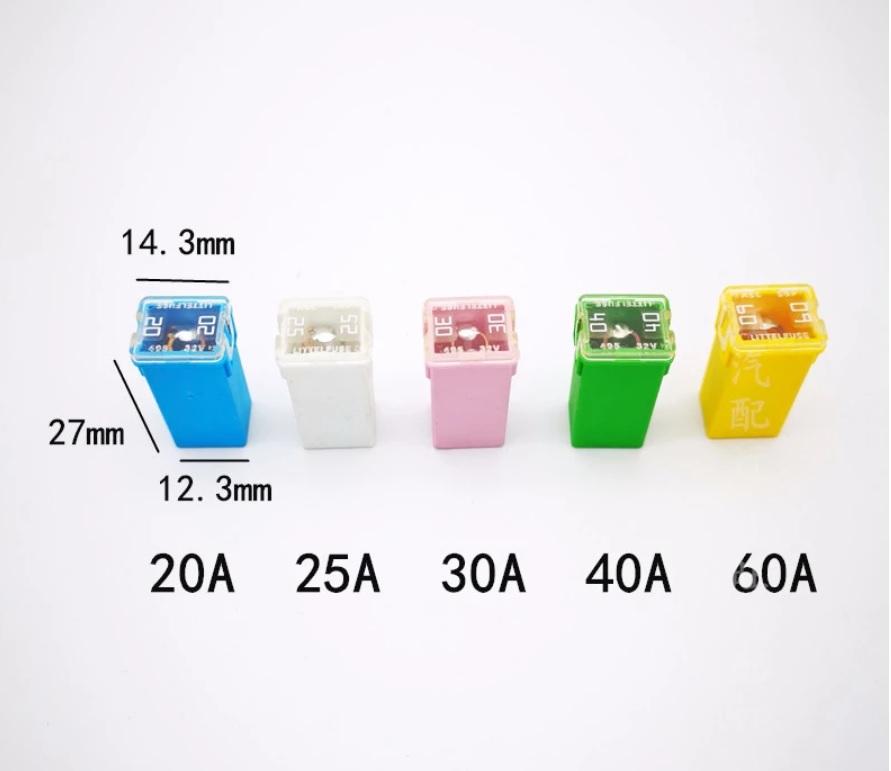 Cầu chì hộp cho ô tô ( Hàng mới) (20A, 25A, 30A, 40A, 60A)(Giá 1 cái- chat chọn ampe)