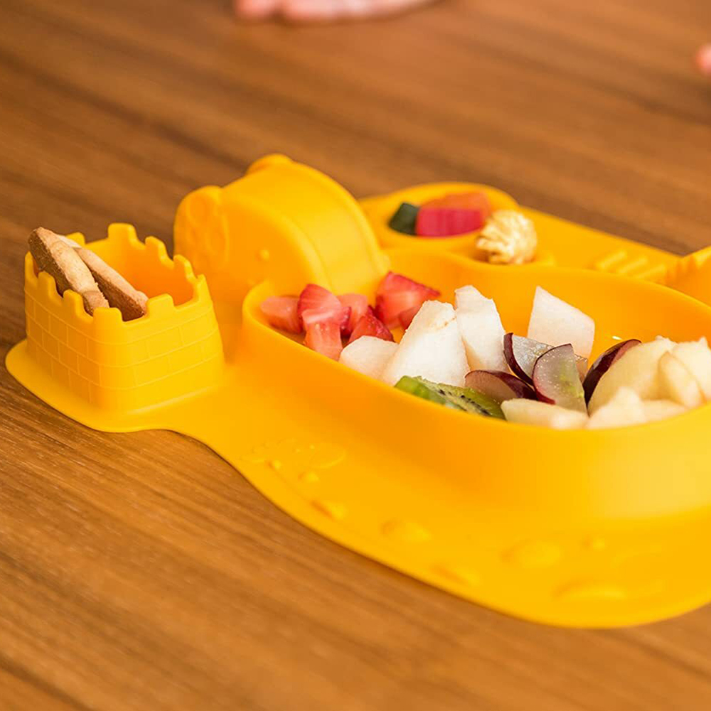 Khay ăn dặm silicon vui nhộn cho bé Marcus & Marcus, từ 6 tháng - Lola