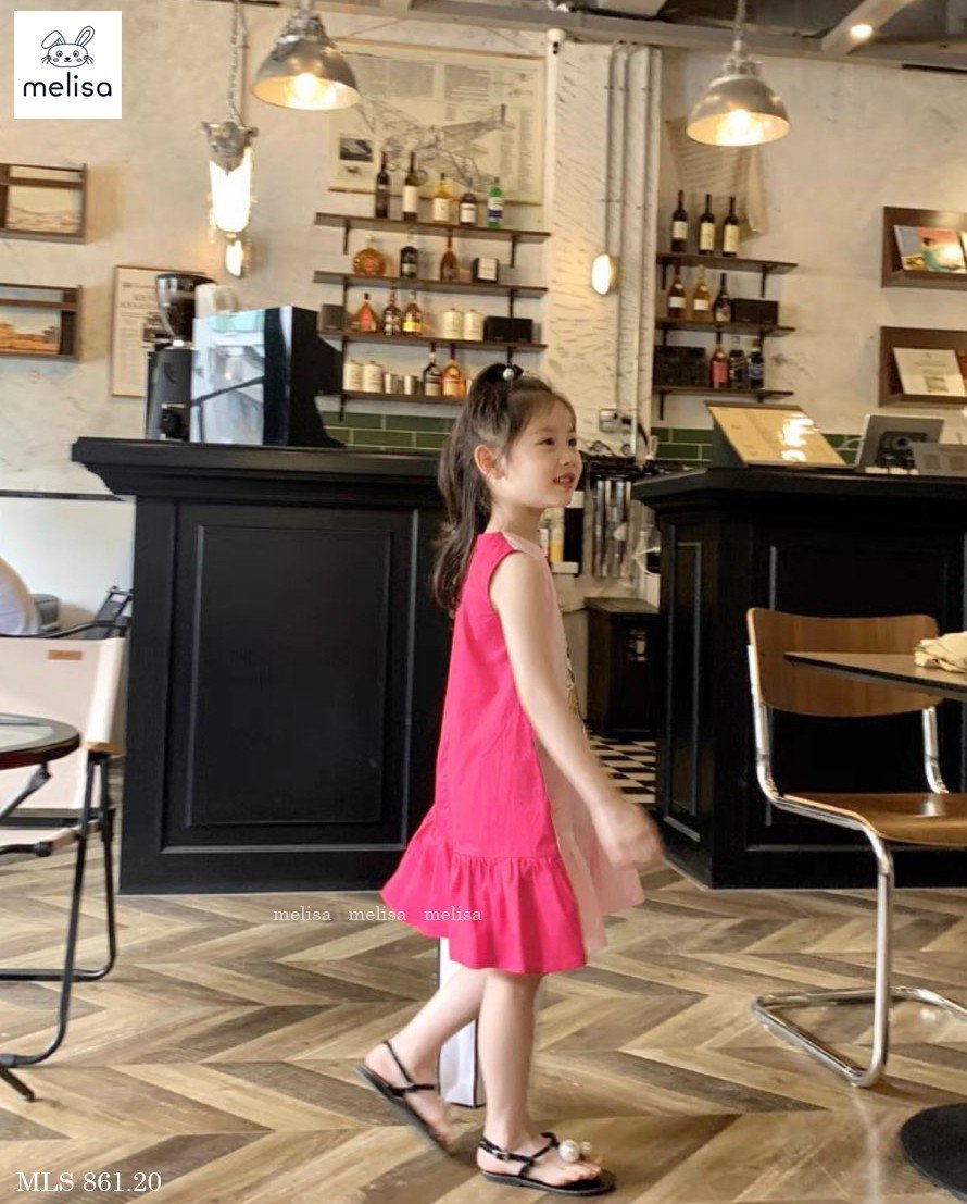 [NEW ARRIVAL] ĐẦM HỒNG BÉ GÁI CON THỎ SIÊU CUTE