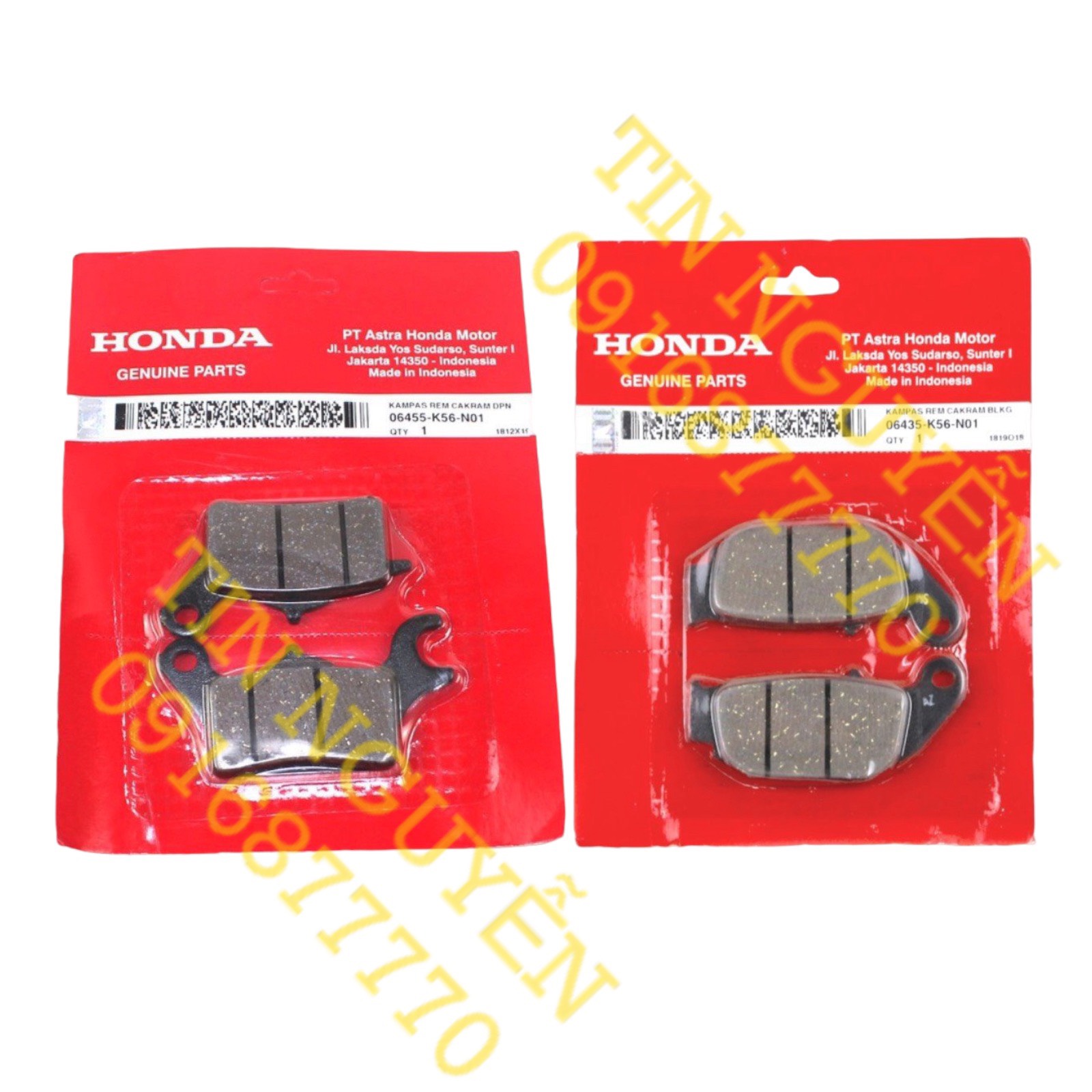 Bố thắng xe Sonic, Winner hàng chính hãng