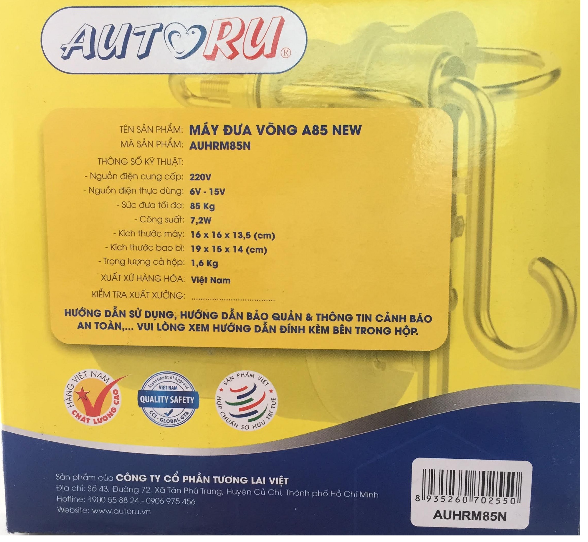 May dua vong-Autoru-Máy đưa võng cao cấp tự động