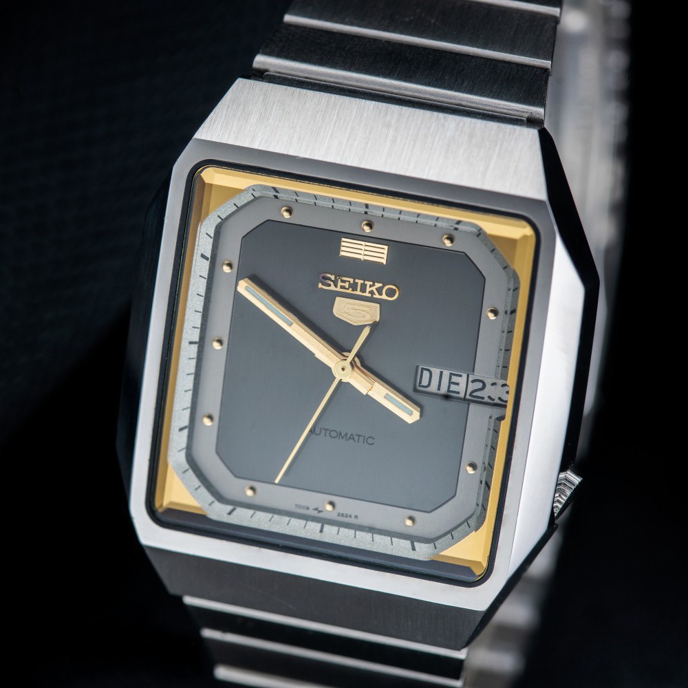 [ ĐỒNG HỒ NHẬT MÁY CƠ ] {ĐỒNG HỒ PHỐ  MUA 1 TẶNG 1 } Đồng Hồ Nam Seiko 5 Chém Cạnh Máy Cơ Tự Động Japan + Thẻ Bào Hành 18 Tháng