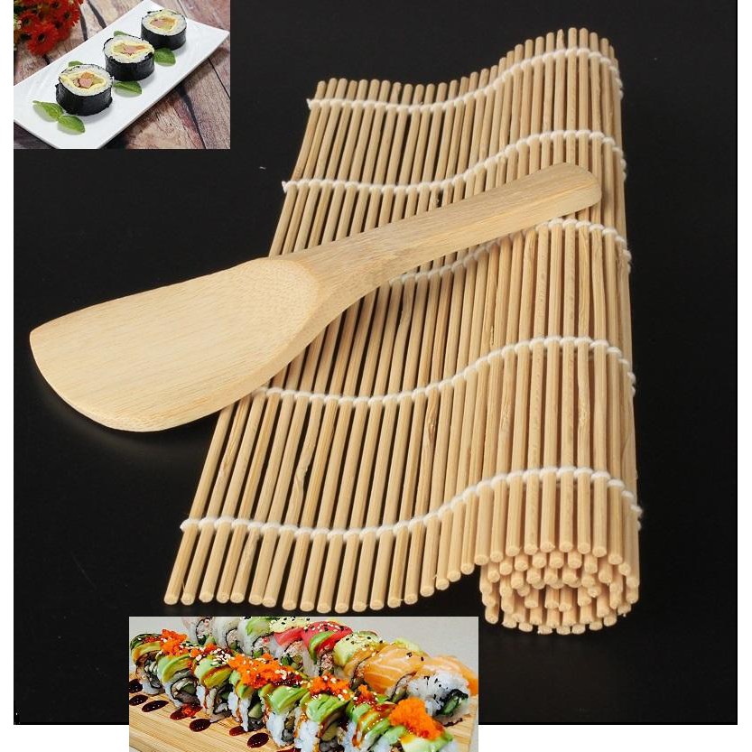 Dụng cụ cuộn sushi bằng gỗ ( xuất xứ nhật bản )