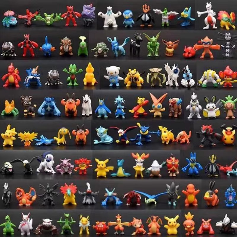 144Psc Đồ Chơi Pokemon Figures Mô Hình