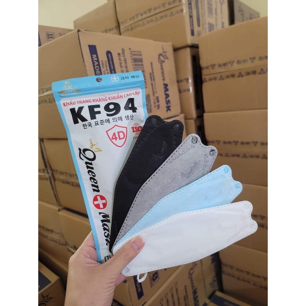 HỎA TỐC THÙNG 300 CHIẾC KHẨU TRANG 4D KF94