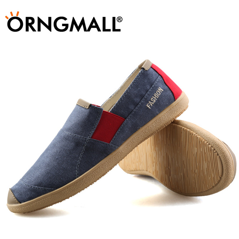 Orngmall giày vải bạt mùa hè Giày thường ngày thời trang cho Nam Giày vải giày lười nam giày lười nam giày Bắc Kinh cỡ lớn 36-46826