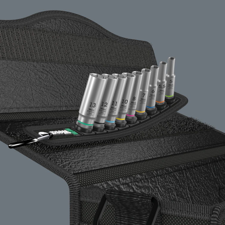 Belt A Deep 1 socket set Wera 05004525001
