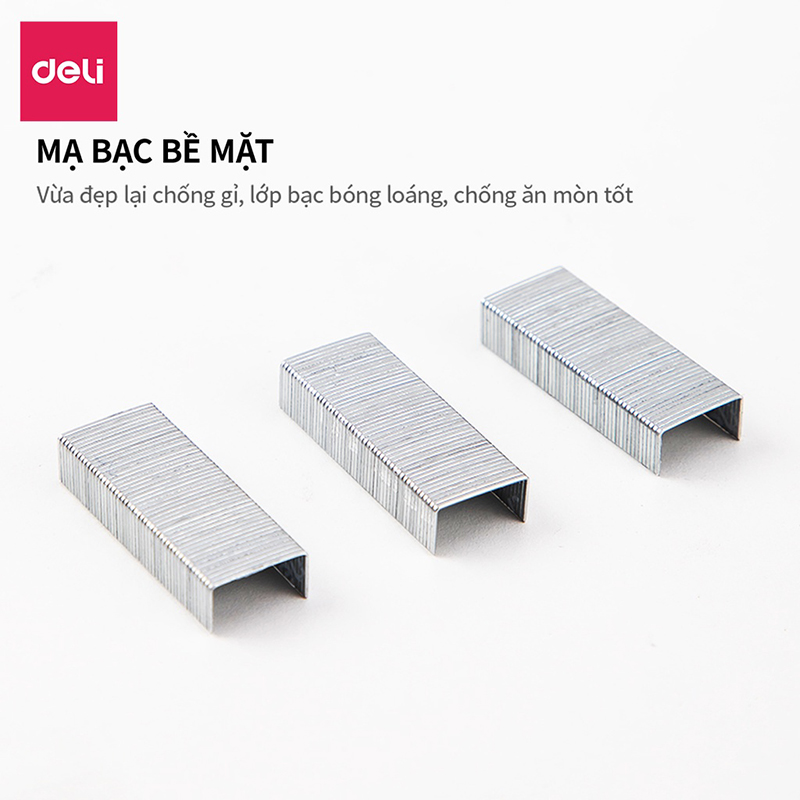 Ghim dập số 10 (15 tờ)  0010N (Deli)