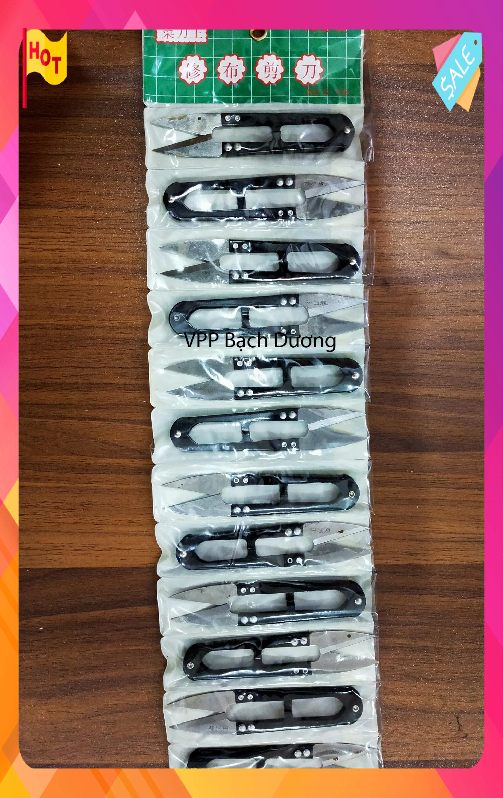 Kéo cắt chỉ đen - cây