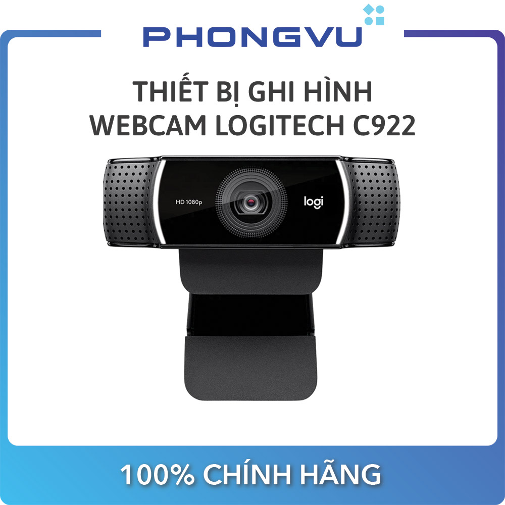 Video recording equipment/Logitech webcam C922 - Warranty 12 months