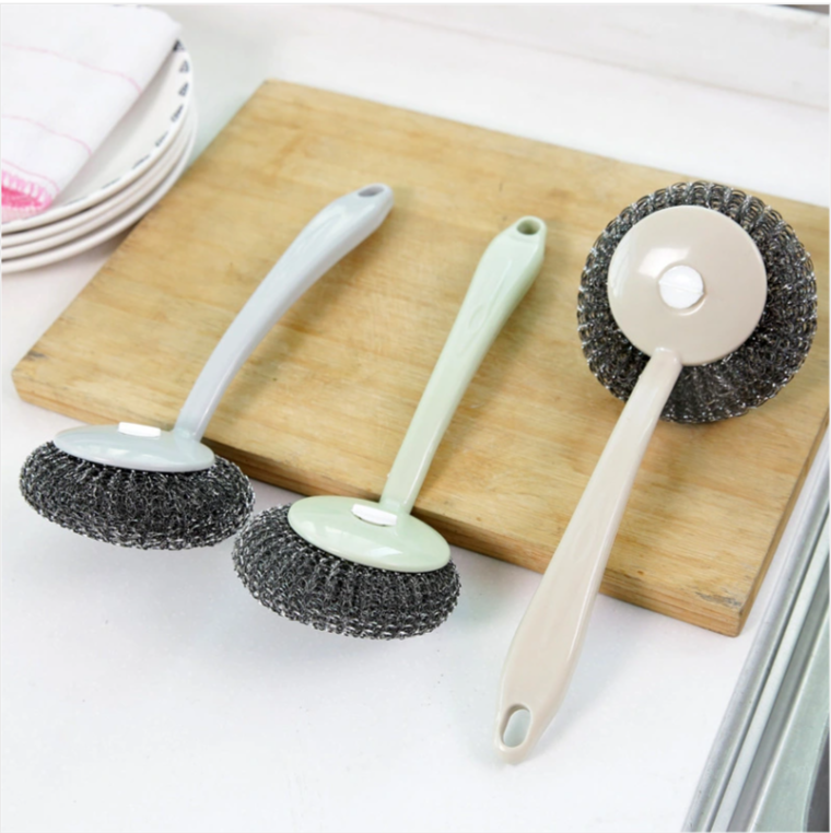 Cọ Xoong Nồi Miếng Rửa Chén Dĩa Có Tay Cầm