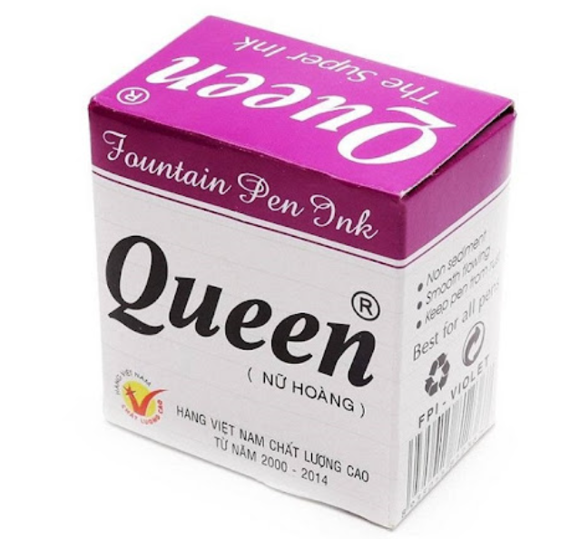 Mực Viết Máy Queen - Mực Tím