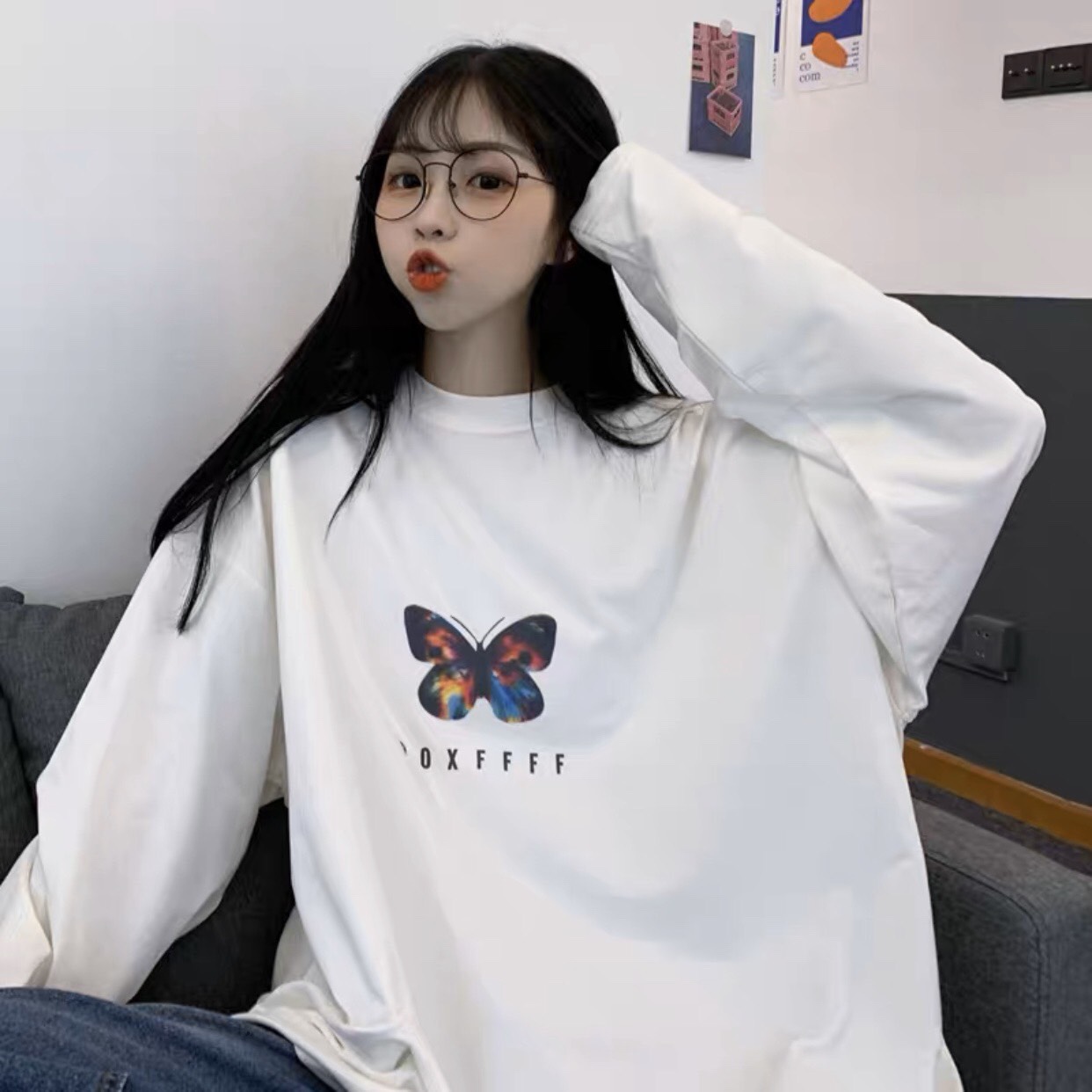 [HCM](có video + ảnh thật )Áo Phông Áo Thun Nam Nữ Form Rộng Tay Dài POXFFF [HCM]Áo Thun Unisex Nam Nữ Form Rộng Tay Lỡ Thời Trang Hàn Quốc  Độc Đẹp Vải Dày Mịn Thoáng Mát Thiết Kế Thời Trang Kiểu Dáng Năng Động Trẻ Trung
