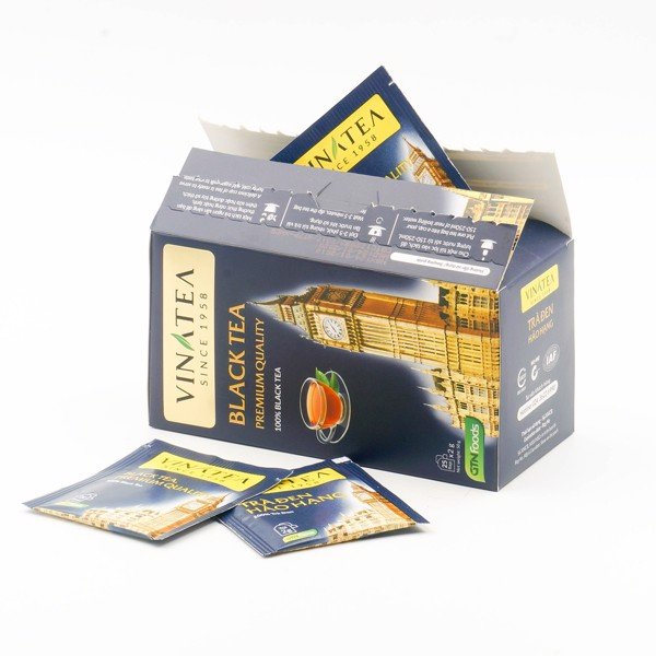 Trà túi lọc Vinatea Đen Hảo Hạng  50 g