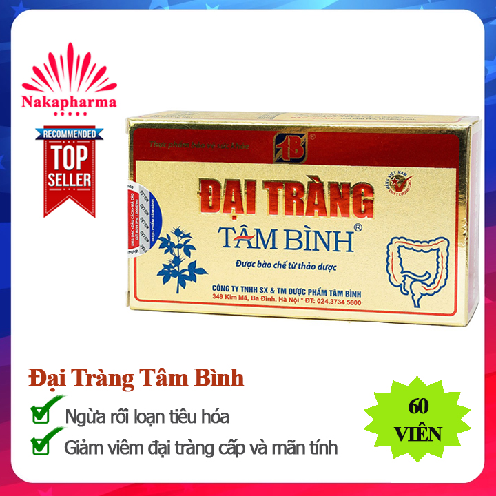 Đại tràng Tâm Bình - Giảm viêm đại tràng, ngừa rối loạn tiêu hóa