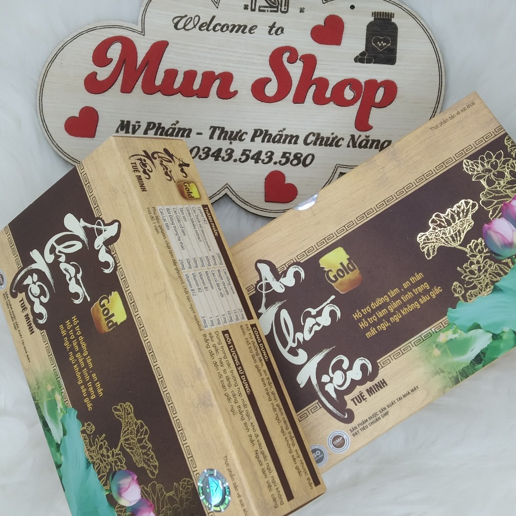 An thần tiên gold tuệ minh giảm tình trạng mất ngủ, ngủ không sâu giấc