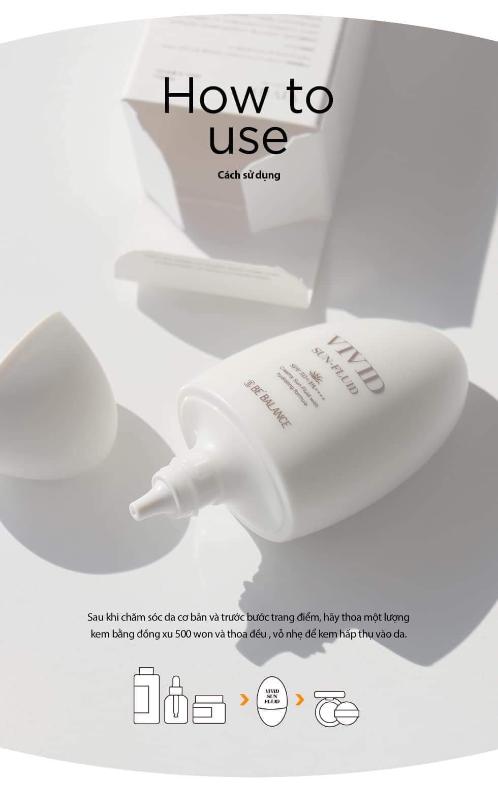 Kem Chống Nắng Be'Balance Vivid Sun Fluid