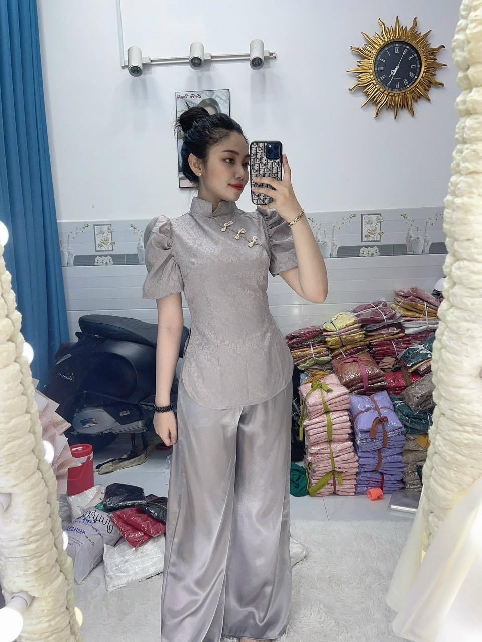 ĐỒ LAM ĐI LỄ CHÙA-GẤM TAY PHỒNG LP