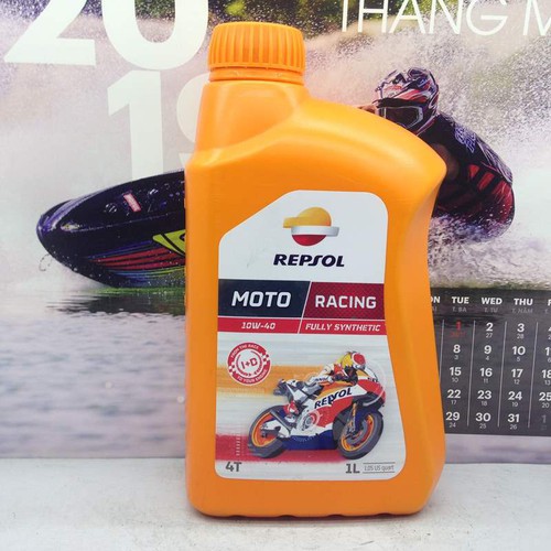 Nhớt Repsol Racing 10W40 tổng hợp hoàn toàn chai 1L