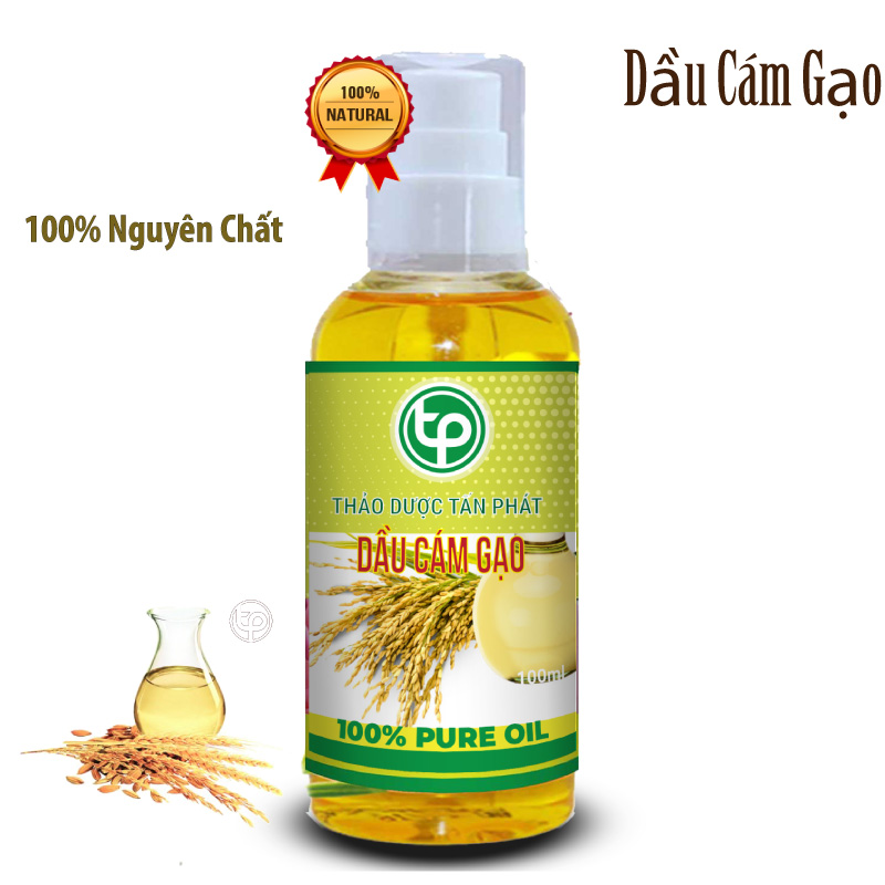 Dầu cám gạo nguyên chất 100ml - Thảo Dược Tấn Phát