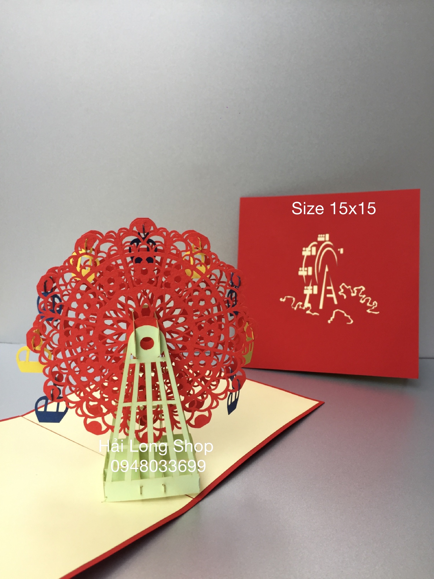 Đu Quay ( Sun Wheel )  - Thiệp 3D