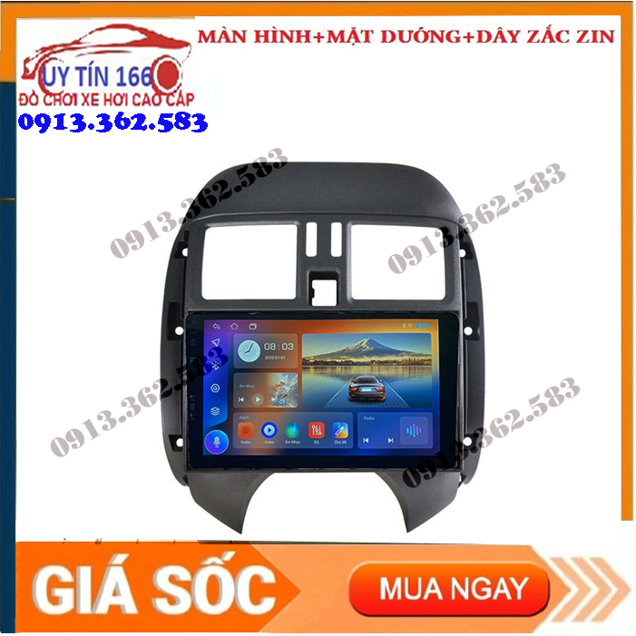 [Hỗ Trợ Lắp Đặt] Màn hình oto android 9 inch OLED WIFI RAM 2G ROM 32G cho xe NISSAN SUNNY 2010-2018 với âm thanh, hình ảnh sắc nét, trung thực, lắp camera lùi cho ô tô, đồ chơi xe hơi, đầu dvd cho xe ô tÔ, SHOP UY TÍN 166