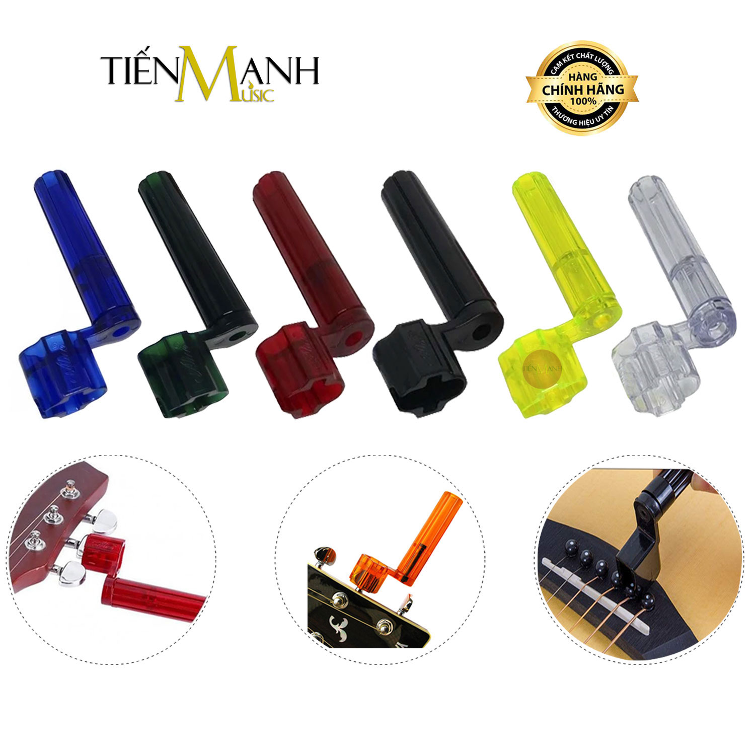 Tay quay lên dây đàn guitar alice a009 - dụng cụ thay, vặn dây ghita a009a-g