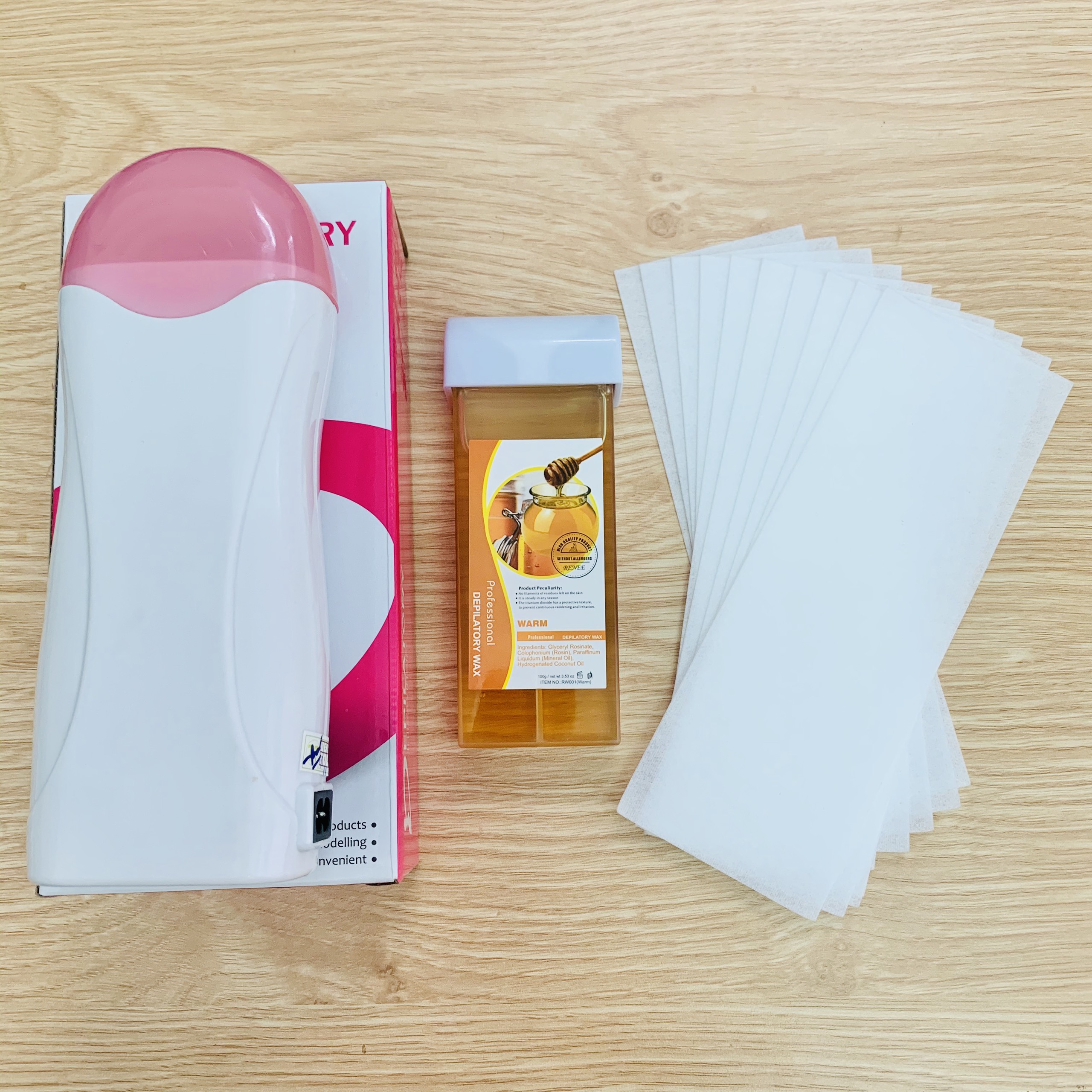 Combo 1 Máy Wax Lông, 1 sáp wax và 100 giấy