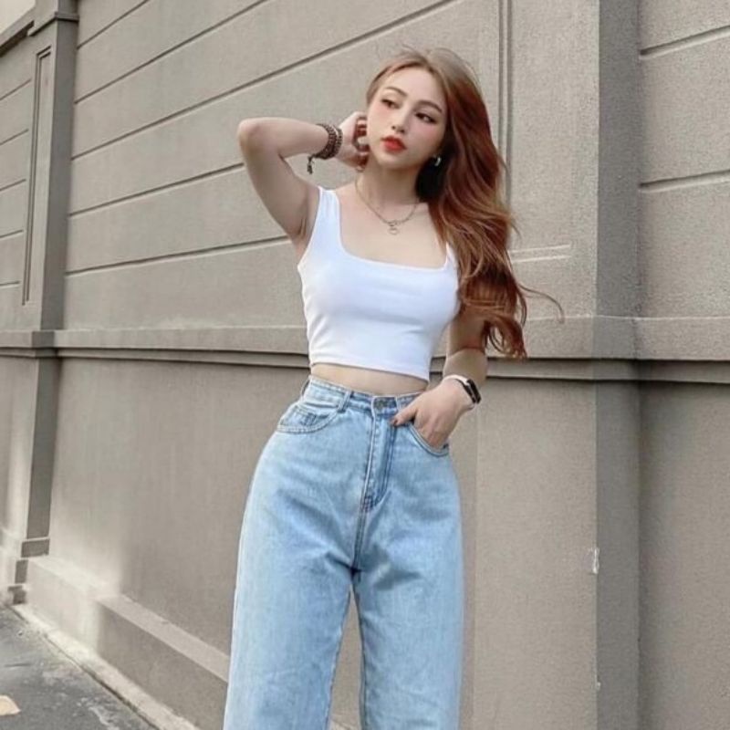 ÁO SÁT NÁCH BA LỖ A4 CROPTOP  A4-SNN