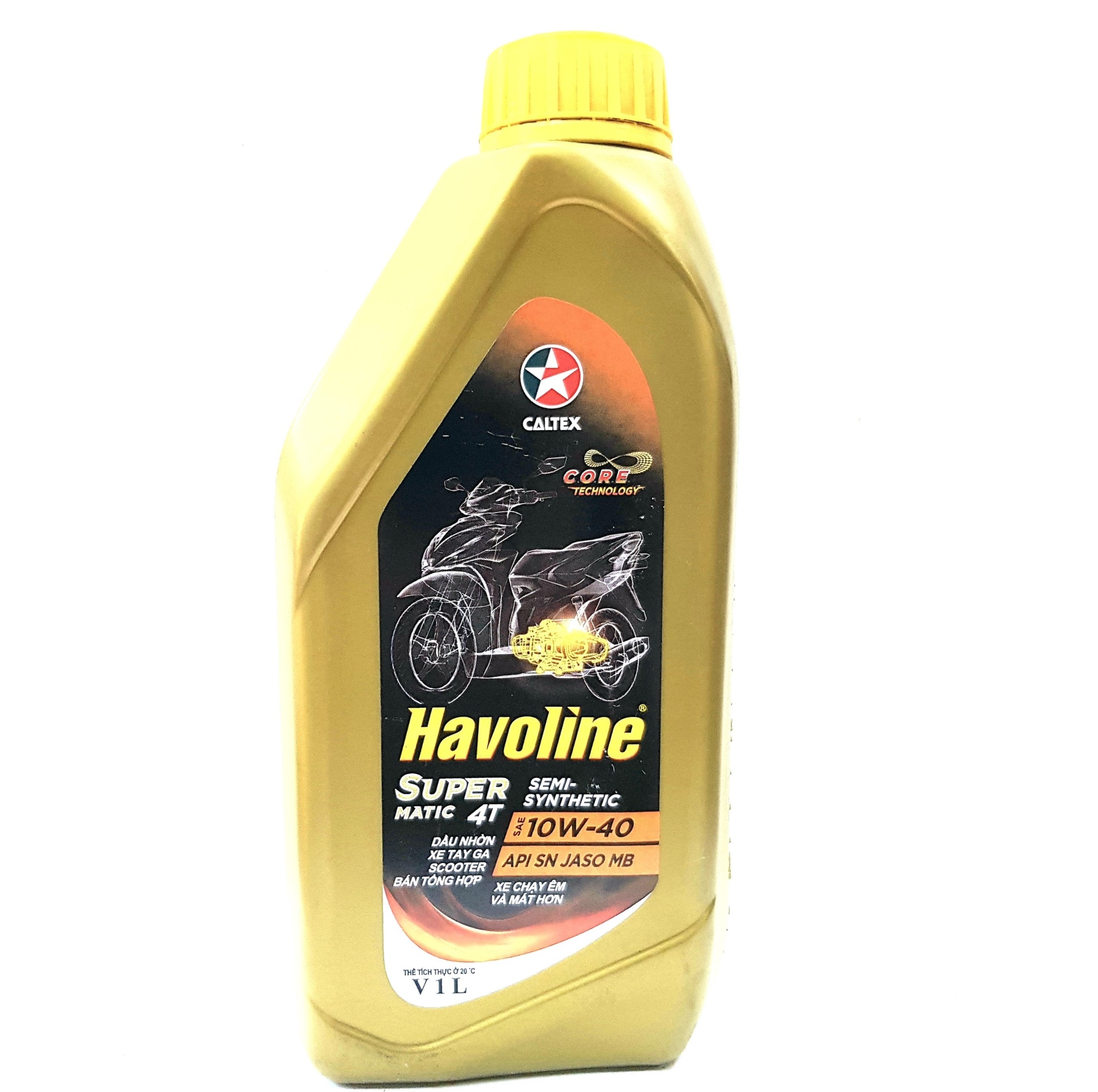 Dầu nhớt Caltex Havoline Super Matic Semi 10W40 SN 0.8L