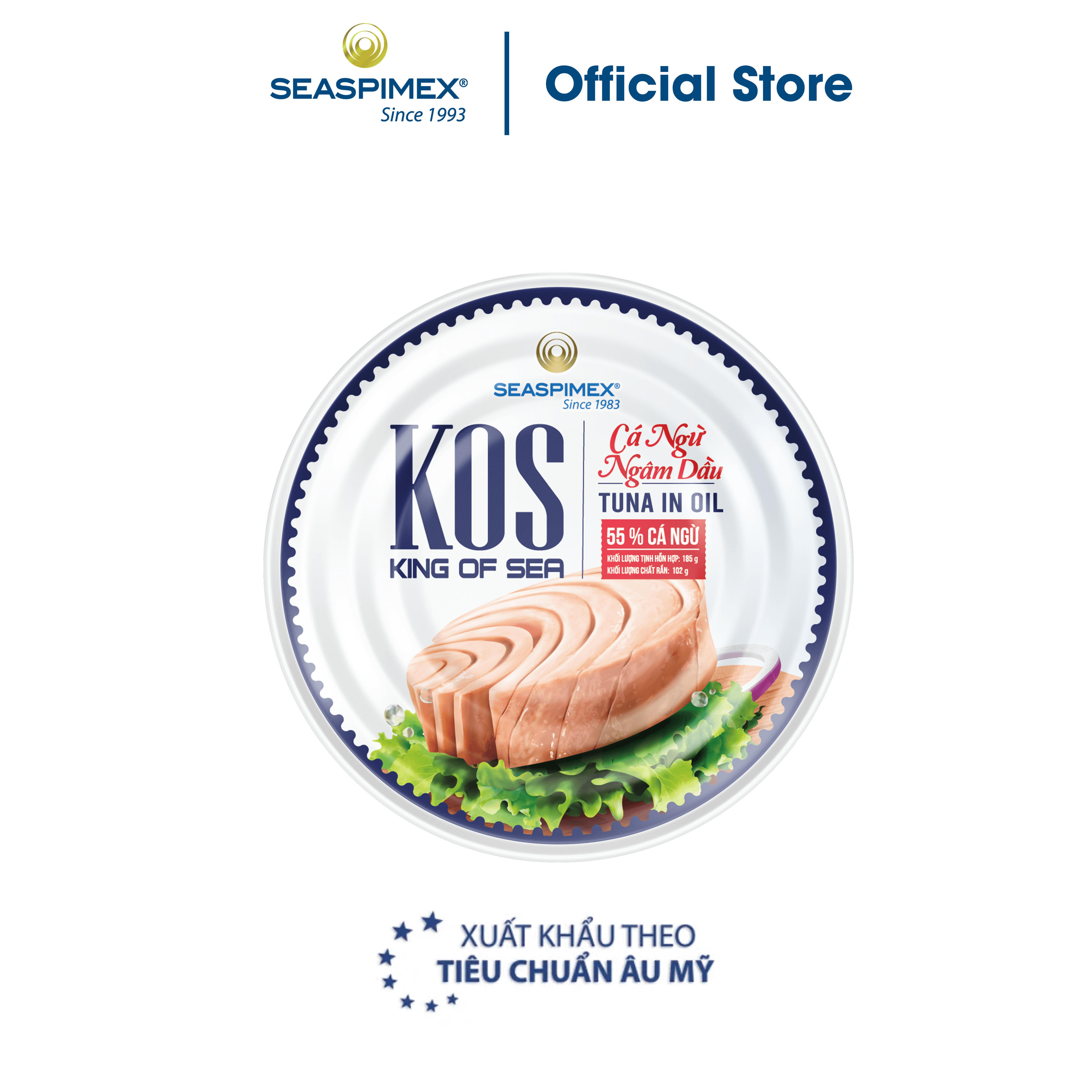 Cá Ngừ Ngâm Dầu SEASPIMEX 185gr