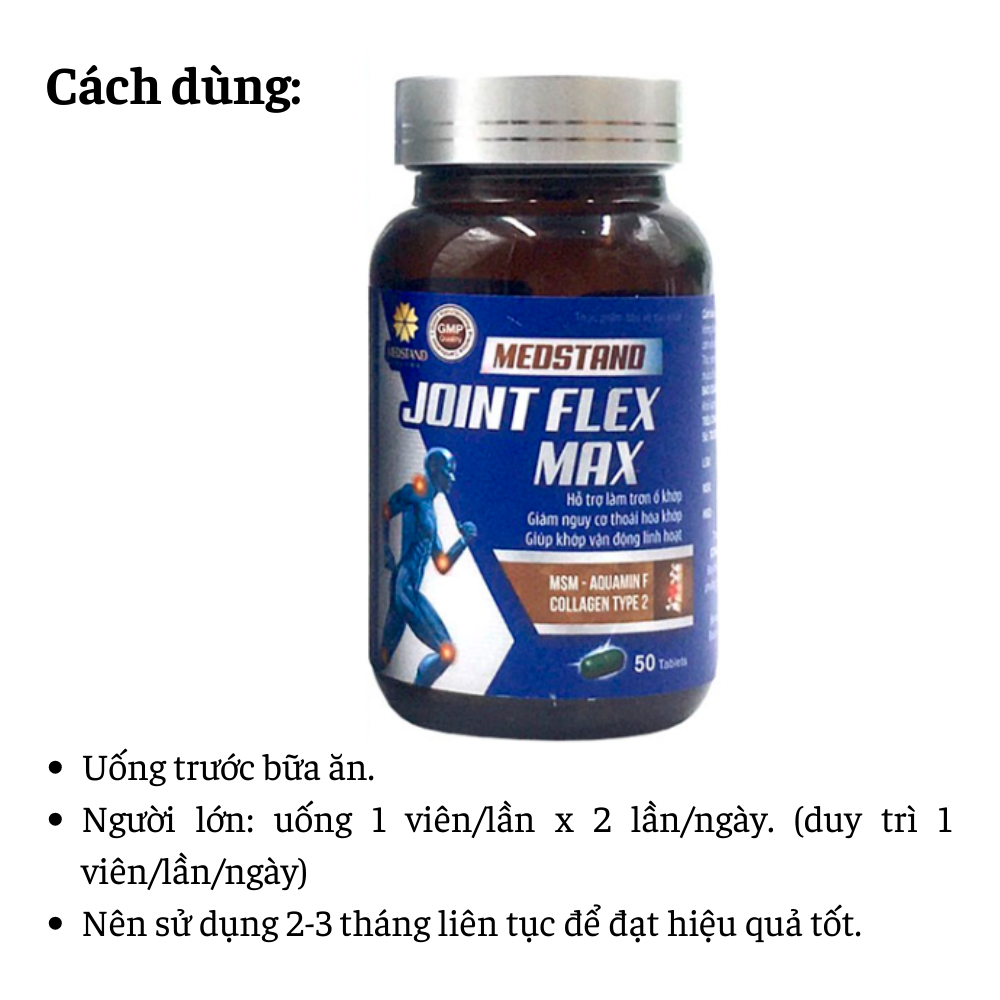 [HCM]Medstand Joint Flex Max Bổ Xương Khớp Hiệu Quả