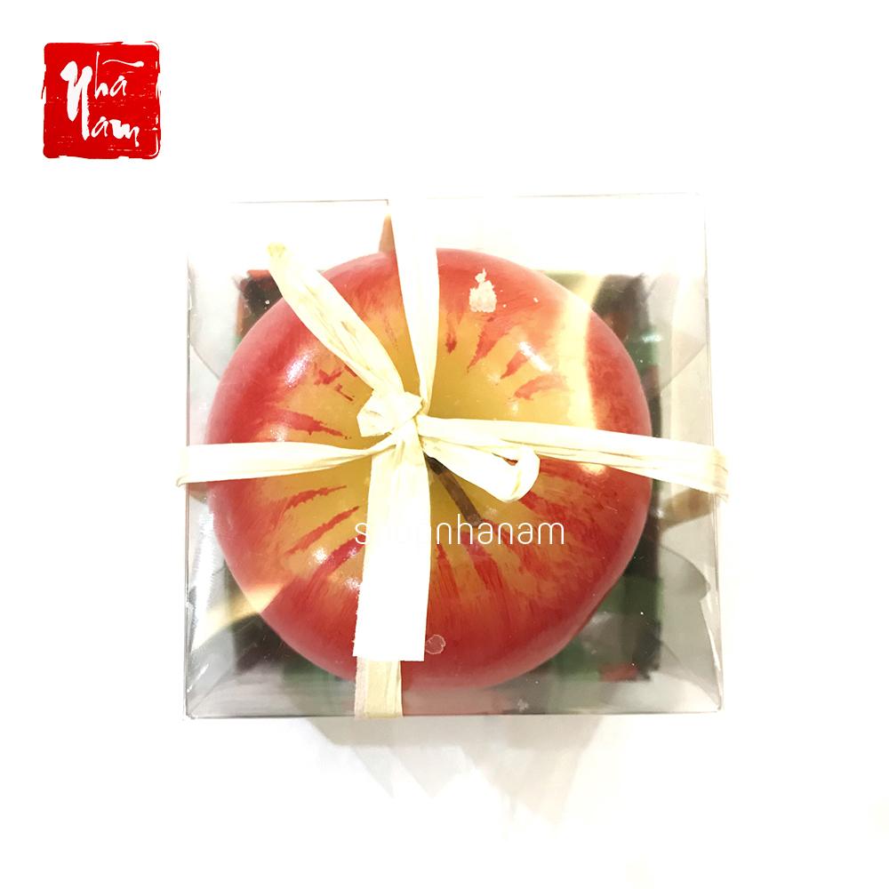 Nến thơm hình quả táo đỏ sáp nến trang trí tiệc