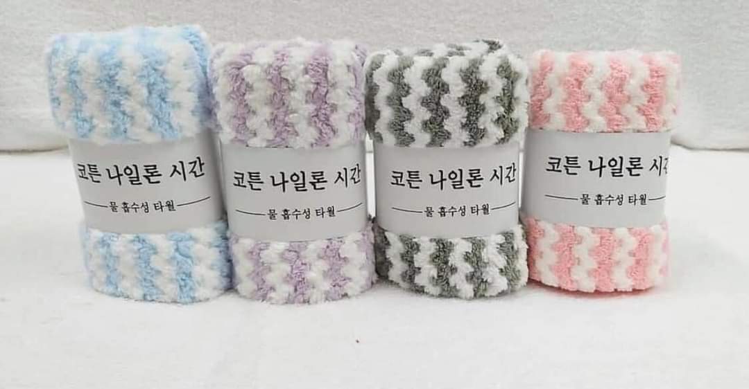 1c khăn mặt lông cừu cao cấp Hàn Quốc