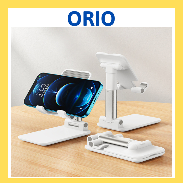 Giá đỡ điện điện thoại để bàn xem video khung gấp gọn điều chỉnh đa năng - kẹp điện thoại livetream - ORIO