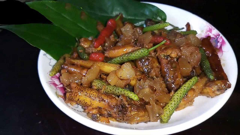 Cây tiêu lốp kho cá kho thịt rất ngon