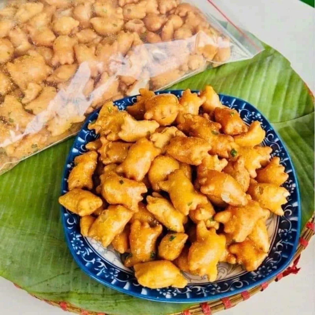 Snack Ba Khía mắm hành 100g dùng thử - món ăn vặt ngon