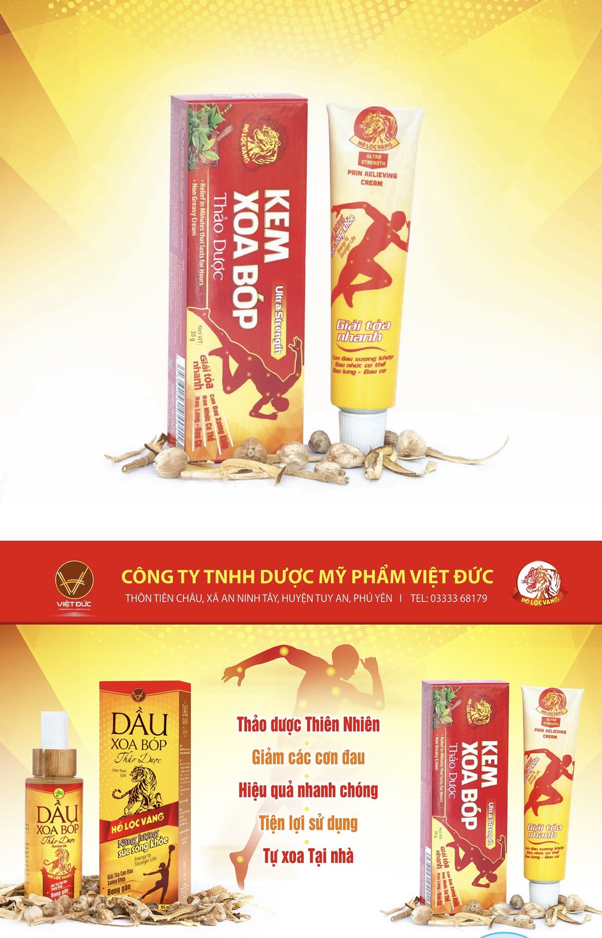 Kem xoa bóp thảo dược(35g)