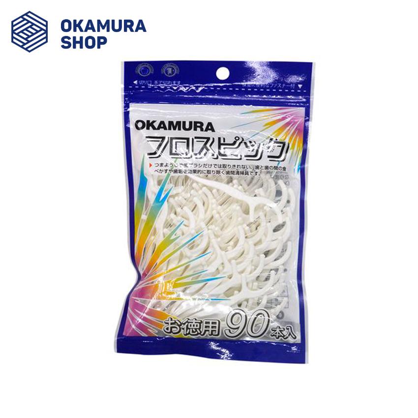 Tăm chỉ nha khoa Okamura - Bịch 50 cây