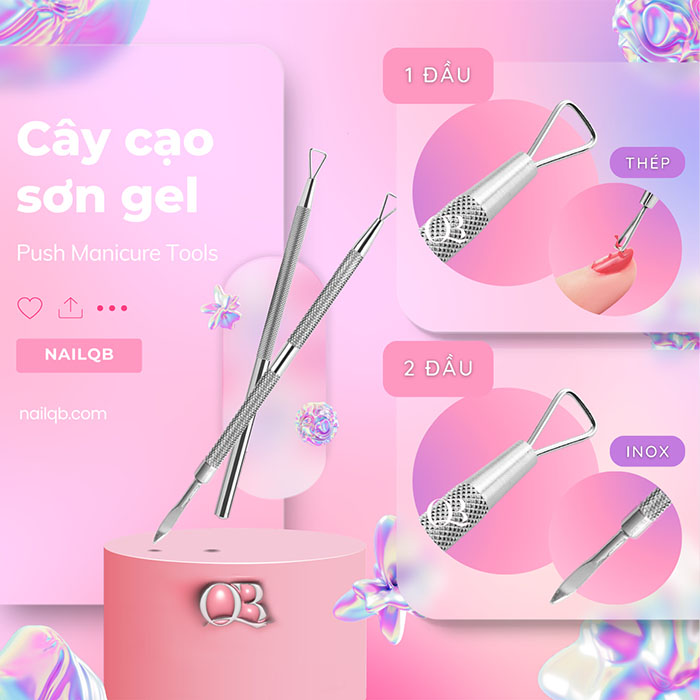 Cây cạo phá sơn gel 1 đầu - 2 đầu (lẻ 1 cây)