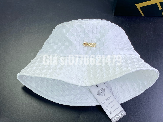 Nón bucket bo xốp 3D - mũ vành hàn quốc đính mạc sắt