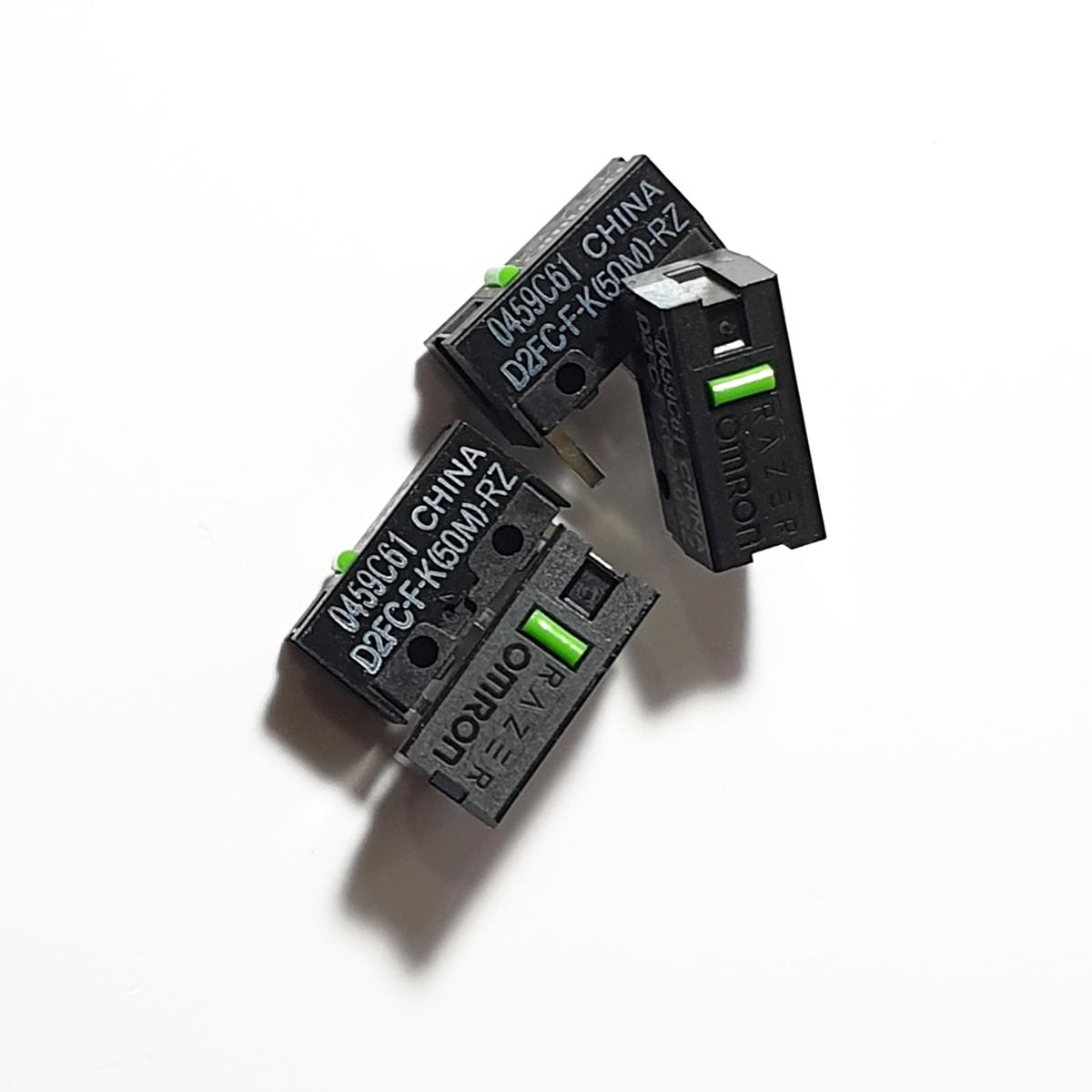 combo 2-5-10 switch chuột omron razer nút xanh